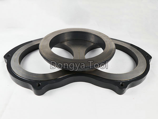 Spectacle plate cutting ring